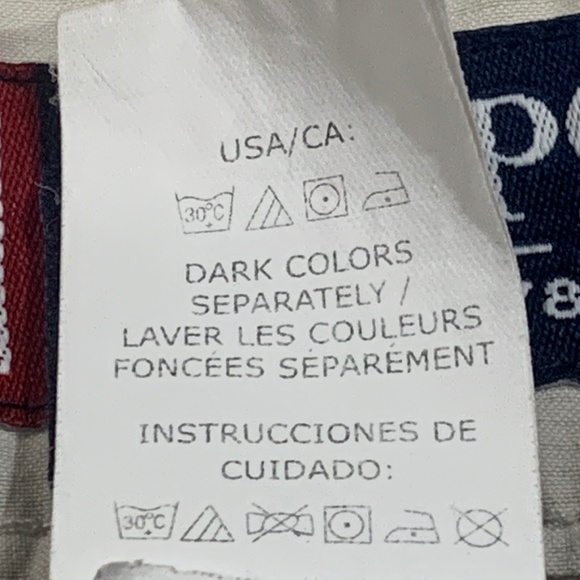 Chaps Men's Golf/Cargo Shorts Gently Worn Size 42 Pearl/Ivory Poly Blend - Picture 6 of 6